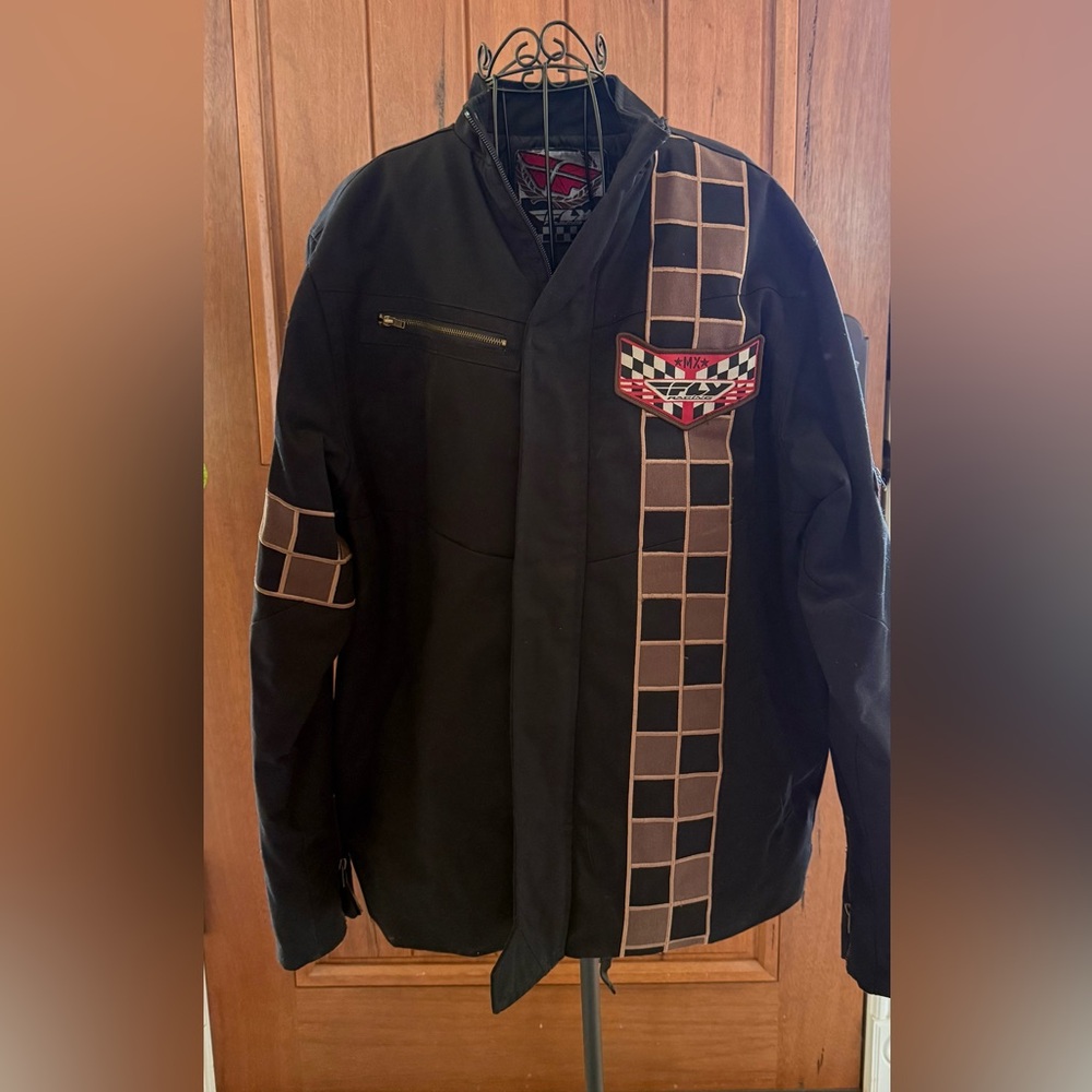 Fly Racing Station pit jacket, men’s size Medium
